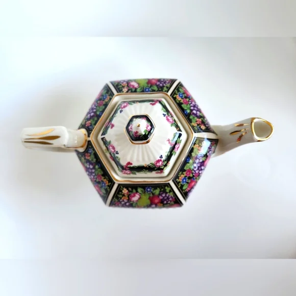 James Sadler Teapot "Bacchus" #4737 Heirloom Collection Vintage, Made in England - Picture 4 of 11